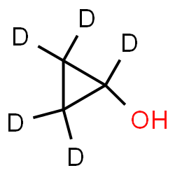 ChemSpider 2D Image | (~2~H_5_)Cyclopropanol | C3HD5O