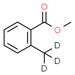 ChemSpider 2D Image | Methyl 2-(~2~H_3_)methylbenzoate | C9H7D3O2