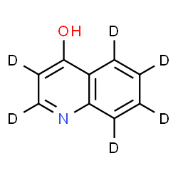 ChemSpider 2D Image | 4-(~2~H_6_)Quinolinol | C9HD6NO