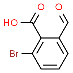 ChemSpider 2D Image | 2-Bromo-6-formylbenzoic acid | C8H5BrO3