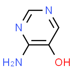 ChemSpider 2D Image | 4-Amino-5-pyrimidinol | C4H5N3O