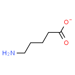 ChemSpider 2D Image | 5-aminovalerate | C5H10NO2
