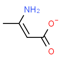 ChemSpider 2D Image | (2Z)-3-Amino-2-butenoate | C4H6NO2