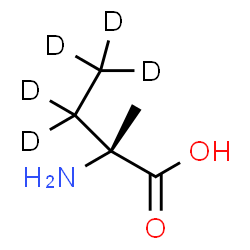 ChemSpider 2D Image | D-(3,3,4,4,4-~2~H_5_)Isovaline | C5H6D5NO2