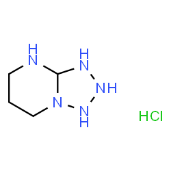 ChemSpider 2D Image | Octahydrotetrazolo[1,5-a]pyrimidine hydrochloride (1:1) | C4H12ClN5