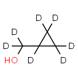 ChemSpider 2D Image | (~2~H_5_)Cyclopropyl(~2~H_2_)methanol | C4HD7O