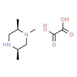 ChemSpider 2D Image | (2R,5R)-1,2,5-Trimethylpiperazine ethanedioate (1:1) | C9H18N2O4