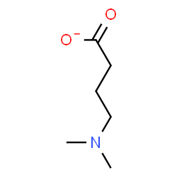 ChemSpider 2D Image | 4-(Dimethylamino)butanoate | C6H12NO2