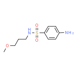 ChemSpider 2D Image | 4-Amino-N-(3-methoxypropyl)benzenesulfonamide | C10H16N2O3S