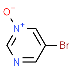 ChemSpider 2D Image | 5-Bromopyrimidine 1-oxide | C4H3BrN2O