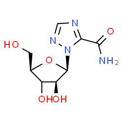 ChemSpider 2D Image | 1-[(3xi)-beta-D-threo-Pentofuranosyl]-1H-1,2,4-triazole-5-carboxamide | C8H12N4O5