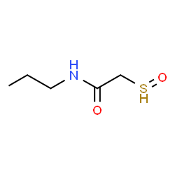 ChemSpider 2D Image | 2-(oxo-$l^{3}-sulfanyl)-N-propyl-acetamide | C5H10NO2S