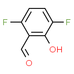 ChemSpider 2D Image | 3,6-Difluoro-2-hydroxybenzaldehyde | C7H4F2O2