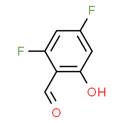 ChemSpider 2D Image | 2,4-Difluoro-6-hydroxybenzaldehyde | C7H4F2O2