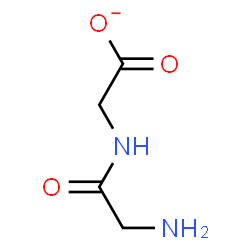 ChemSpider 2D Image | (Glycylamino)acetate | C4H7N2O3