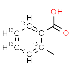 ChemSpider 2D Image | 2-Methyl(~13~C_6_)benzoic acid | C213C6H8O2