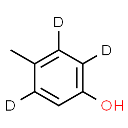 ChemSpider 2D Image | 4-Methyl(2,3,5-~2~H_3_)phenol | C7H5D3O