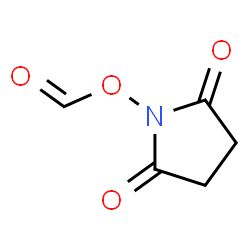ChemSpider 2D Image | 1-(Formyloxy)-2,5-pyrrolidinedione | C5H5NO4