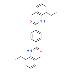 ChemSpider 2D Image | N,N'-Bis(2-ethyl-6-methylphenyl)terephthalamide | C26H28N2O2