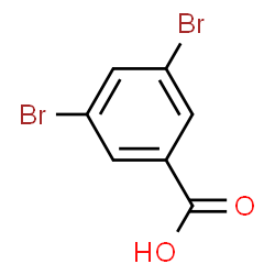 ChemSpider 2D Image | 3,5-Dibromobenzoic acid | C7H4Br2O2