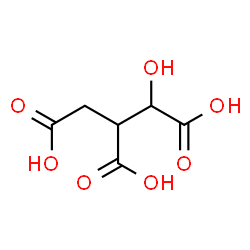 ChemSpider 2D Image | isocitric acid | C6H8O7