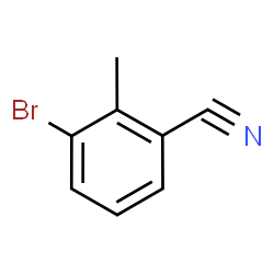 ChemSpider 2D Image | 3-Bromo-2-methylbenzonitrile | C8H6BrN