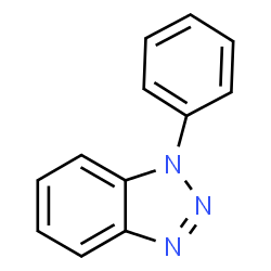 ChemSpider 2D Image | 1-Phenyl-1H-benzotriazole | C12H9N3