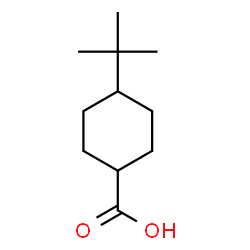 ChemSpider 2D Image | 4-tert-Butylcyclohexanecarboxylic acid | C11H20O2