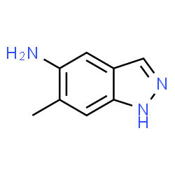 ChemSpider 2D Image | 6-Methyl-1H-indazol-5-amine | C8H9N3