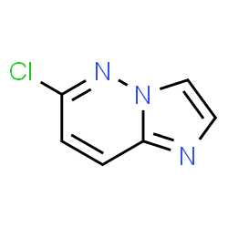 ChemSpider 2D Image | 6-Chloroimidazo[1,2-b]pyridazine | C6H4ClN3