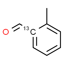 ChemSpider 2D Image | 2-Methyl(1-~13~C)benzaldehyde | C713CH8O