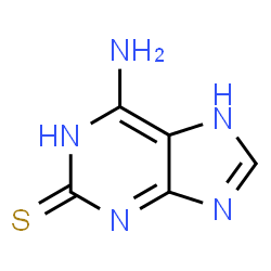 ChemSpider 2D Image | 2-Mercaptoadenine | C5H5N5S