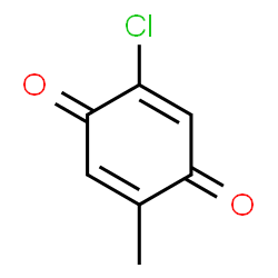 ChemSpider 2D Image | 2-CHLORO-5-METHYL-1,4-BENZOQUINONE | C7H5ClO2