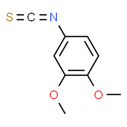 ChemSpider 2D Image | 3,4-Dimethoxyisothiocyanatobenzene | C9H9NO2S