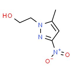ChemSpider 2D Image | 2-(5-Methyl-3-nitro-1H-pyrazol-1-yl)ethanol | C6H9N3O3