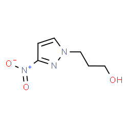 ChemSpider 2D Image | 3-(3-Nitropyrazol-1-yl)propan-1-ol | C6H9N3O3
