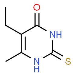 ChemSpider 2D Image | 5-Ethyl-6-methyl-2-sulfanylpyrimidin-4-ol | C7H10N2OS