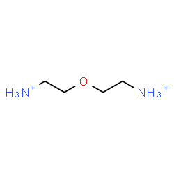 ChemSpider 2D Image | 2,2'-Oxydiethanaminium | C4H14N2O