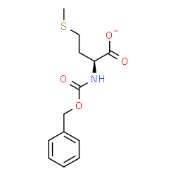 ChemSpider 2D Image | (2S)-2-{[(Benzyloxy)carbonyl]amino}-4-(methylsulfanyl)butanoate | C13H16NO4S