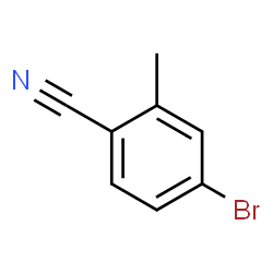 ChemSpider 2D Image | 4-Bromo-2-methylbenzonitrile | C8H6BrN