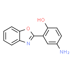 ChemSpider 2D Image | 4-Amino-2-benzooxazol-2-yl-phenol | C13H10N2O2