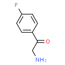 ChemSpider 2D Image | 2-Amino-1-(4-fluorophenyl)ethanone | C8H8FNO