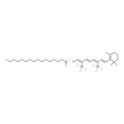 ChemSpider 2D Image | O~15~-Palmitoyl(19,19,19,20,20,20-~2~H_6_)retinol | C36H54D6O2