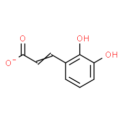 ChemSpider 2D Image | (2E)-3-(2,3-Dihydroxyphenyl)acrylate | C9H7O4