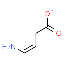 ChemSpider 2D Image | (3Z)-4-Amino-3-butenoate | C4H6NO2