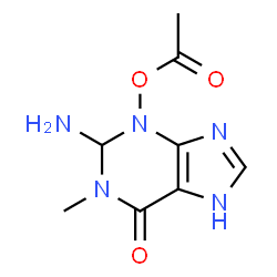 ChemSpider 2D Image | 3-Acetoxy-1-methylguanine | C8H11N5O3
