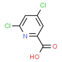 ChemSpider 2D Image | 4,6-dichloropicolinic acid | C6H3Cl2NO2