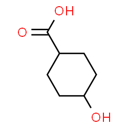 ChemSpider 2D Image | 4-Hydroxycyclohexylcarboxylic acid | C7H12O3