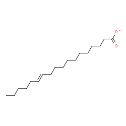 ChemSpider 2D Image | (12E)-12-Octadecenoate | C18H33O2