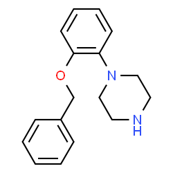 ChemSpider 2D Image | 1-(2-(benzyloxy)phenyl)piperazine | C17H20N2O